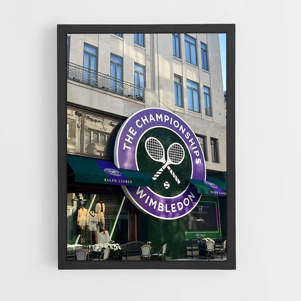 Poster Champions de Wimbledon – affiche Tennis (vue 2)